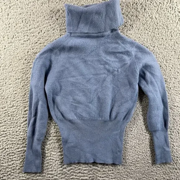 Rodier Paris Wool Sweater Kids Girls 8-10 Made in France Mock Neck Turtleneck - Picture 5 of 8